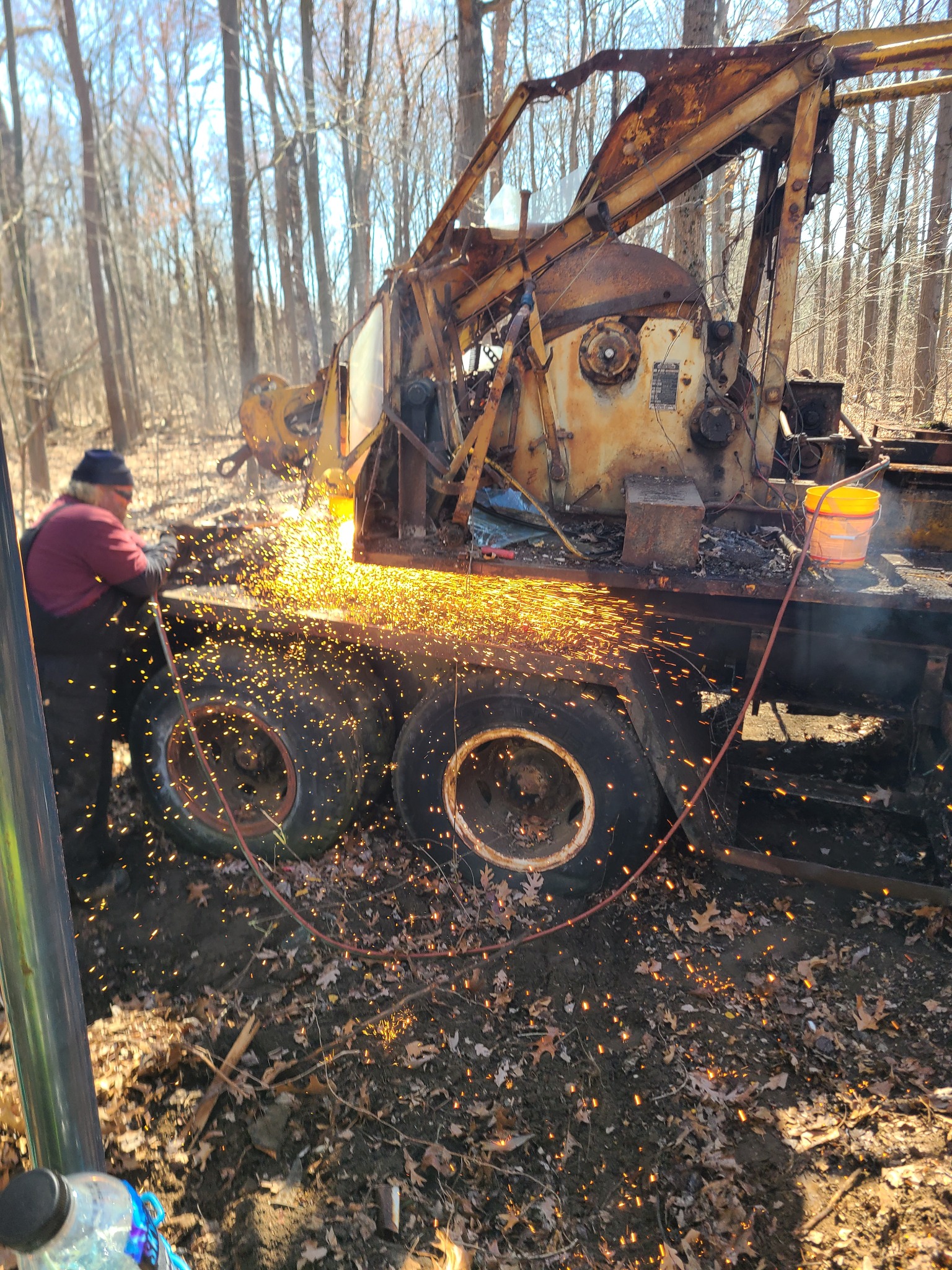 Demolition work